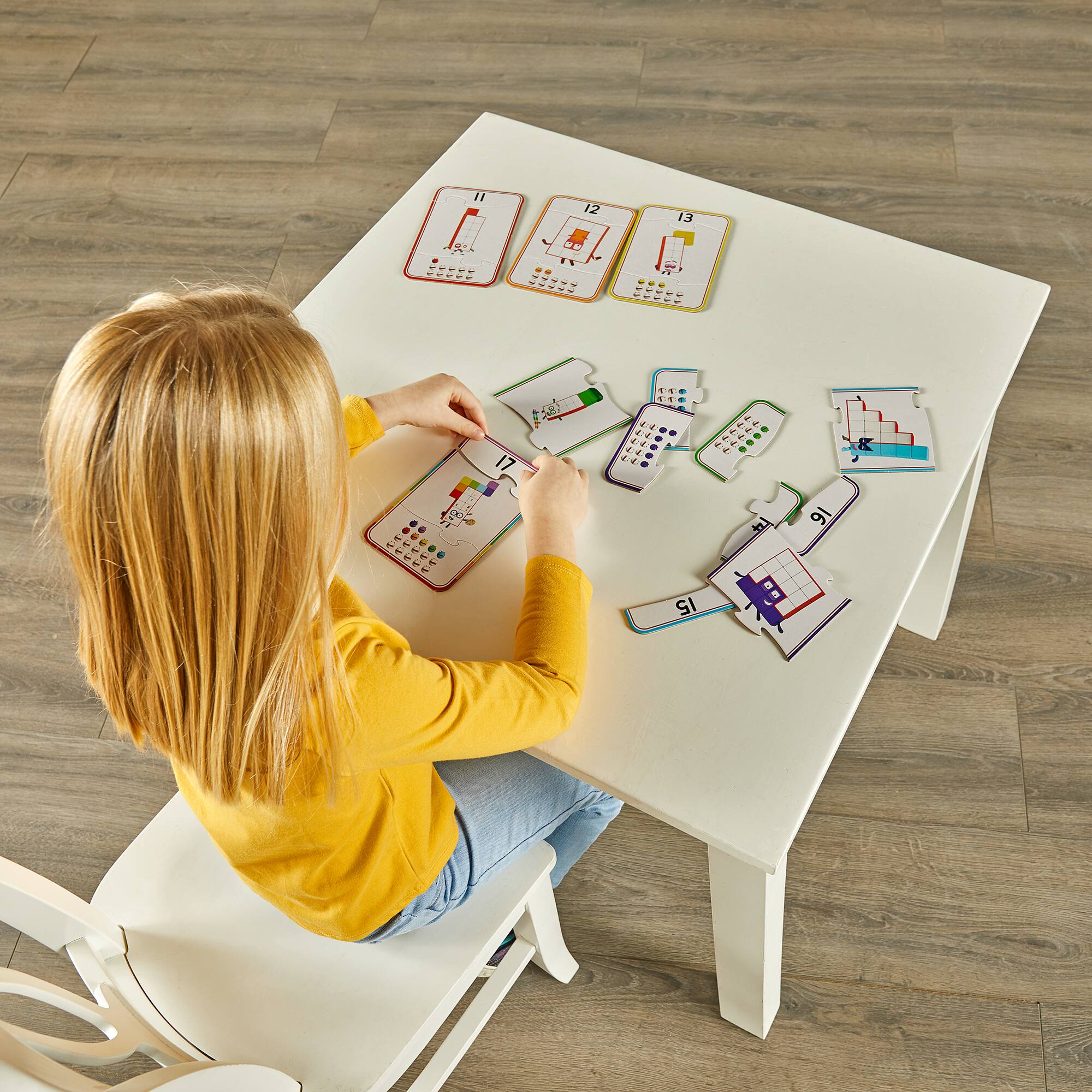 hand2mind Numberblocks® Simple Cut Counting Puzzle Set